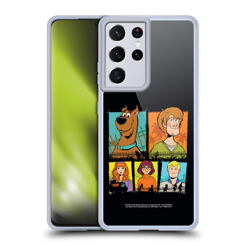 Scoob! Scooby-Doo Movie Graphics Mystery Inc. Gang Soft Gel Case for Samsung Galaxy S21 Ultra 5G