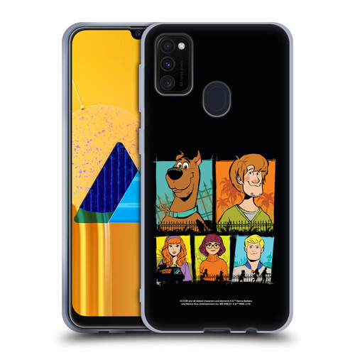 Scoob! Scooby-Doo Movie Graphics Mystery Inc. Gang Soft Gel Case for Samsung Galaxy M30s (2019)/M21 (2020)