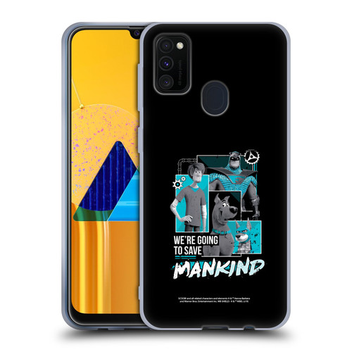 Scoob! Scooby-Doo Movie Graphics Save Mankind Soft Gel Case for Samsung Galaxy M30s (2019)/M21 (2020)