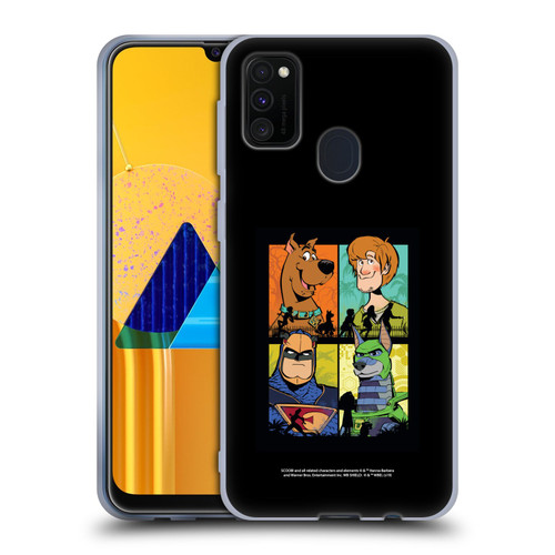 Scoob! Scooby-Doo Movie Graphics Scoob And Falcon Force Soft Gel Case for Samsung Galaxy M30s (2019)/M21 (2020)