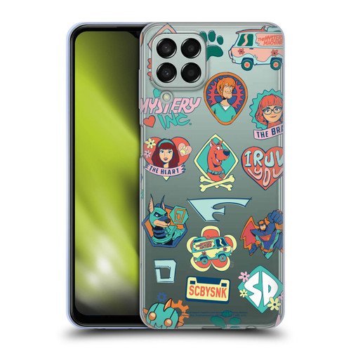 Scoob! Scooby-Doo Movie Graphics Retro Icons Soft Gel Case for Samsung Galaxy M33 (2022)