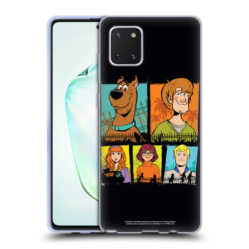 Scoob! Scooby-Doo Movie Graphics Mystery Inc. Gang Soft Gel Case for Samsung Galaxy Note10 Lite