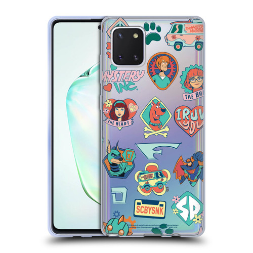 Scoob! Scooby-Doo Movie Graphics Retro Icons Soft Gel Case for Samsung Galaxy Note10 Lite