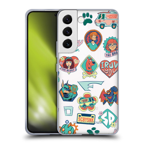 Scoob! Scooby-Doo Movie Graphics Retro Icons Soft Gel Case for Samsung Galaxy S22 5G