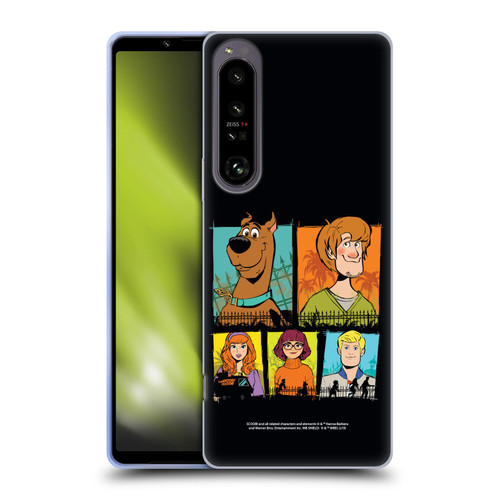 Scoob! Scooby-Doo Movie Graphics Mystery Inc. Gang Soft Gel Case for Sony Xperia 1 IV