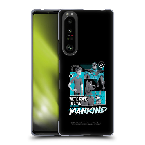 Scoob! Scooby-Doo Movie Graphics Save Mankind Soft Gel Case for Sony Xperia 1 III