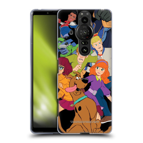 Scoob! Scooby-Doo Movie Graphics The Gang Soft Gel Case for Sony Xperia Pro-I