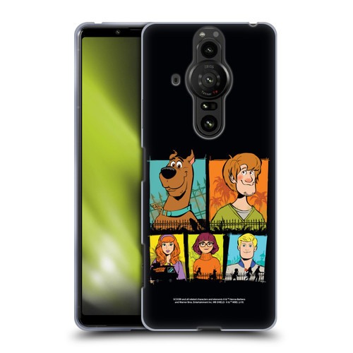 Scoob! Scooby-Doo Movie Graphics Mystery Inc. Gang Soft Gel Case for Sony Xperia Pro-I