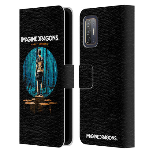 Imagine Dragons Key Art Night Visions Painted Leather Book Wallet Case Cover For HTC Desire 21 Pro 5G