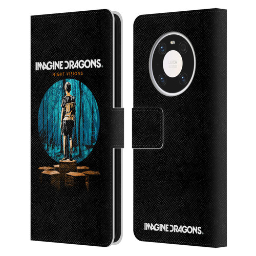 Imagine Dragons Key Art Night Visions Painted Leather Book Wallet Case Cover For Huawei Mate 40 Pro 5G