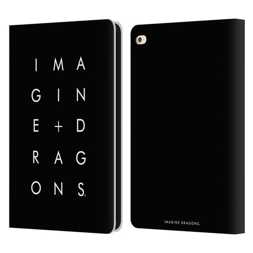 Imagine Dragons Key Art Stacked Logo Leather Book Wallet Case Cover For Apple iPad Air 2 (2014)