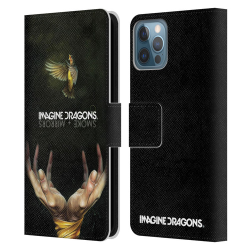 Imagine Dragons Key Art Smoke And Mirrors Leather Book Wallet Case Cover For Apple iPhone 12 / iPhone 12 Pro