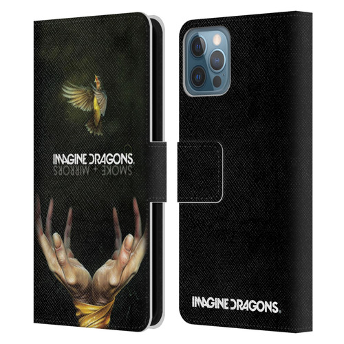 Imagine Dragons Key Art Smoke And Mirrors Leather Book Wallet Case Cover For Apple iPhone 12 / iPhone 12 Pro