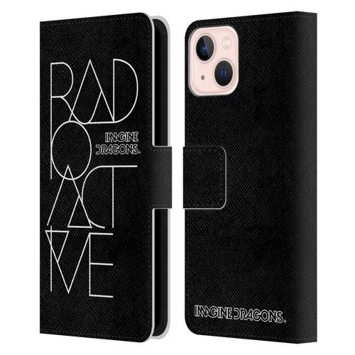 Imagine Dragons Key Art Radioactive Leather Book Wallet Case Cover For Apple iPhone 13