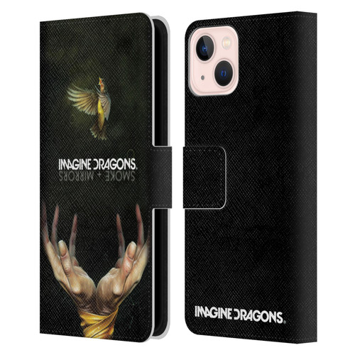 Imagine Dragons Key Art Smoke And Mirrors Leather Book Wallet Case Cover For Apple iPhone 13