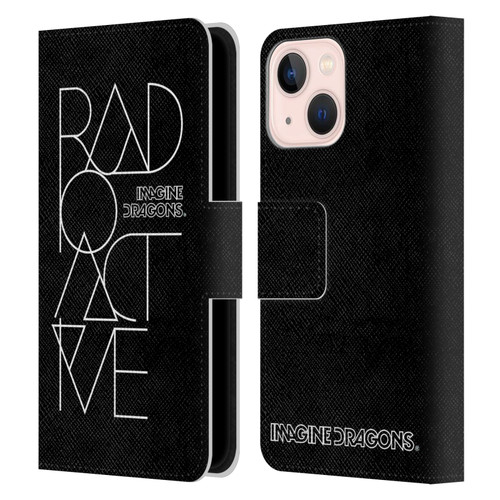 Imagine Dragons Key Art Radioactive Leather Book Wallet Case Cover For Apple iPhone 13 Mini