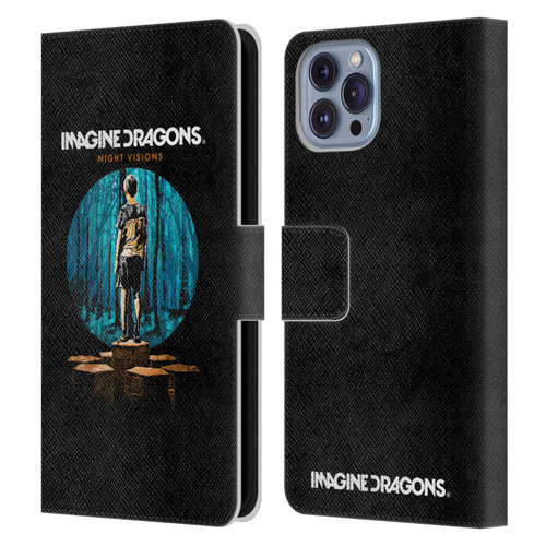 Imagine Dragons Key Art Night Visions Painted Leather Book Wallet Case Cover For Apple iPhone 14