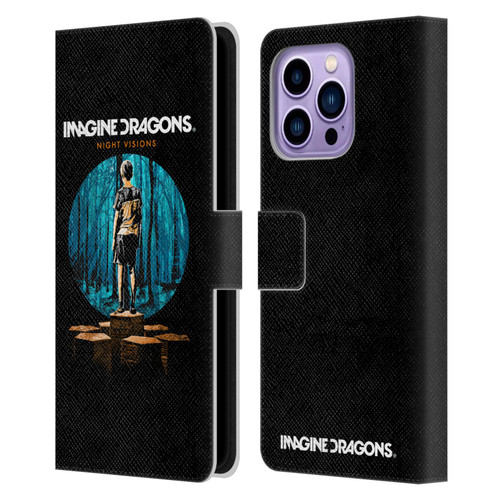 Imagine Dragons Key Art Night Visions Painted Leather Book Wallet Case Cover For Apple iPhone 14 Pro Max
