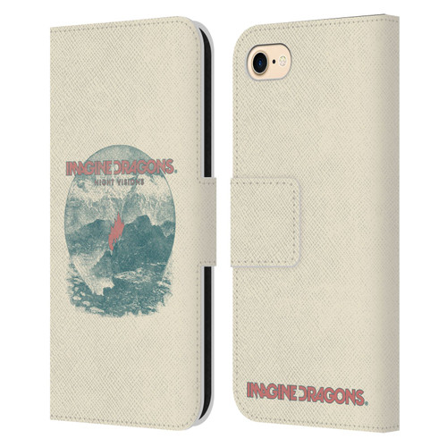Imagine Dragons Key Art Flame Night Visions Leather Book Wallet Case Cover For Apple iPhone 7 / 8 / SE 2020 & 2022