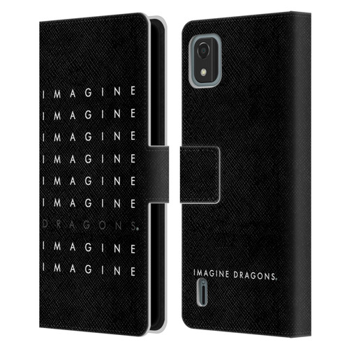 Imagine Dragons Key Art Logo Repeat Leather Book Wallet Case Cover For Nokia C2 2nd Edition