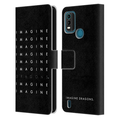 Imagine Dragons Key Art Logo Repeat Leather Book Wallet Case Cover For Nokia G11 Plus