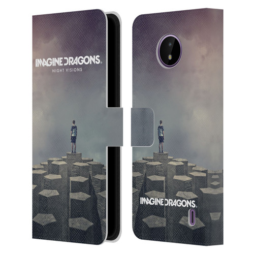 Imagine Dragons Key Art Night Visions Album Cover Leather Book Wallet Case Cover For Nokia C10 / C20