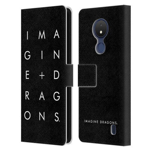 Imagine Dragons Key Art Stacked Logo Leather Book Wallet Case Cover For Nokia C21