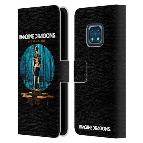Imagine Dragons Key Art Night Visions Painted Leather Book Wallet Case Cover For Nokia XR20