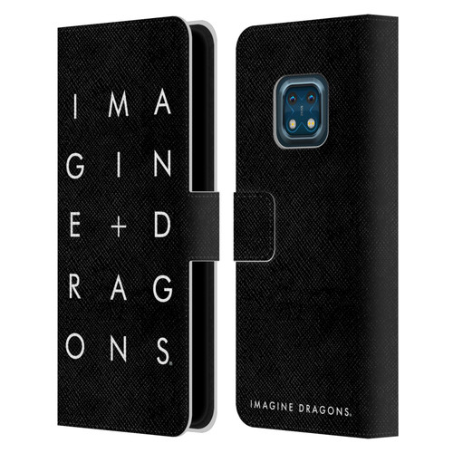 Imagine Dragons Key Art Stacked Logo Leather Book Wallet Case Cover For Nokia XR20