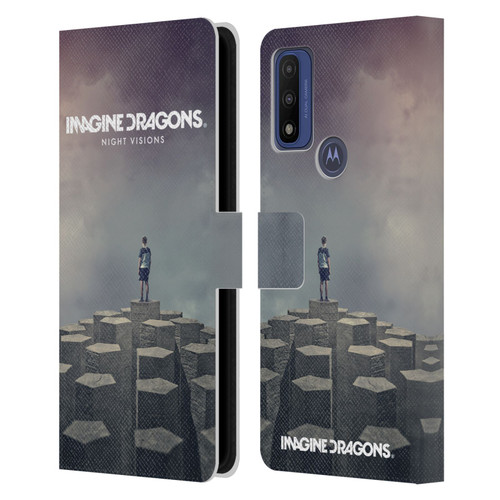 Imagine Dragons Key Art Night Visions Album Cover Leather Book Wallet Case Cover For Motorola G Pure