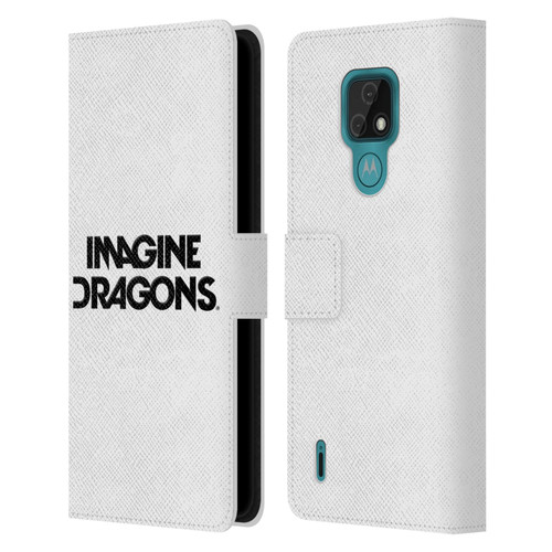 Imagine Dragons Key Art Logo Leather Book Wallet Case Cover For Motorola Moto E7