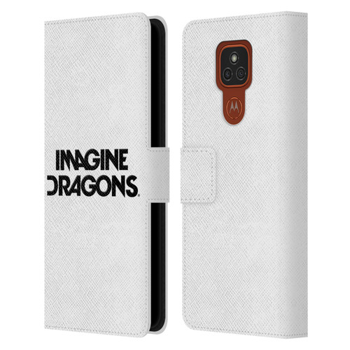 Imagine Dragons Key Art Logo Leather Book Wallet Case Cover For Motorola Moto E7 Plus