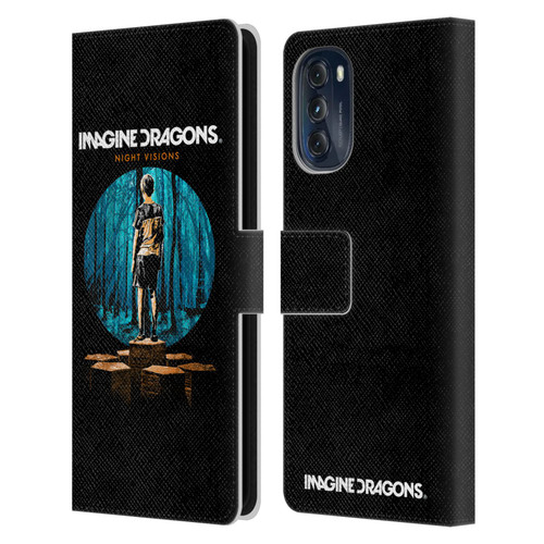 Imagine Dragons Key Art Night Visions Painted Leather Book Wallet Case Cover For Motorola Moto G (2022)