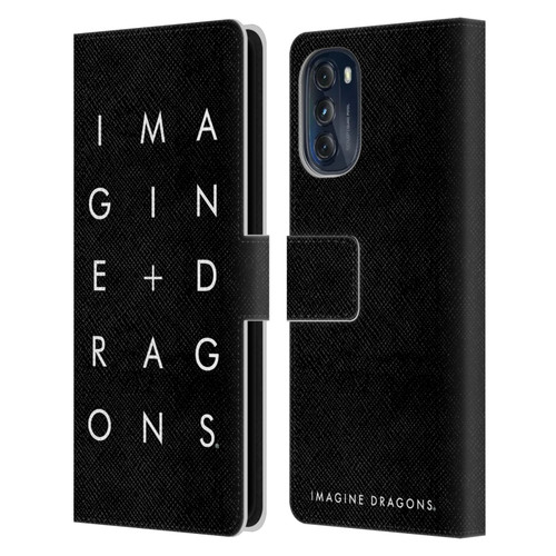 Imagine Dragons Key Art Stacked Logo Leather Book Wallet Case Cover For Motorola Moto G (2022)