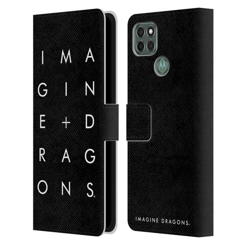 Imagine Dragons Key Art Stacked Logo Leather Book Wallet Case Cover For Motorola Moto G9 Power