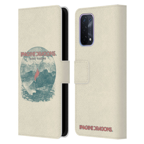 Imagine Dragons Key Art Flame Night Visions Leather Book Wallet Case Cover For OPPO A54 5G