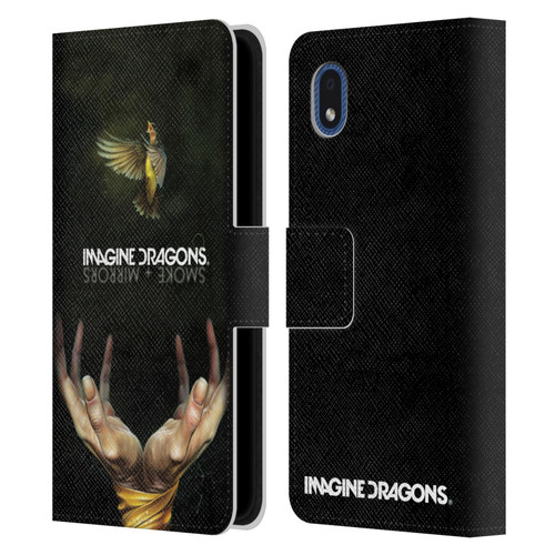 Imagine Dragons Key Art Smoke And Mirrors Leather Book Wallet Case Cover For Samsung Galaxy A01 Core (2020)