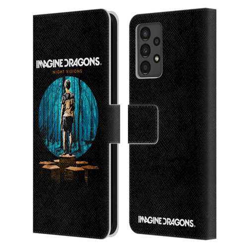 Imagine Dragons Key Art Night Visions Painted Leather Book Wallet Case Cover For Samsung Galaxy A13 (2022)