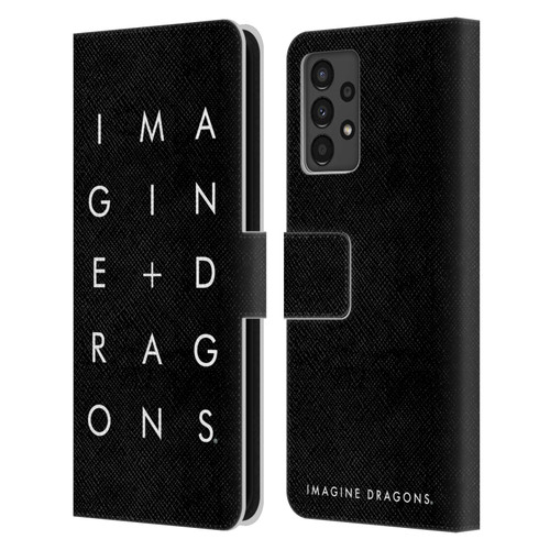 Imagine Dragons Key Art Stacked Logo Leather Book Wallet Case Cover For Samsung Galaxy A13 (2022)
