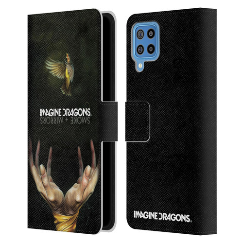 Imagine Dragons Key Art Smoke And Mirrors Leather Book Wallet Case Cover For Samsung Galaxy F22 (2021)
