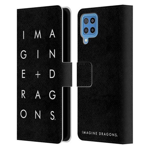 Imagine Dragons Key Art Stacked Logo Leather Book Wallet Case Cover For Samsung Galaxy F22 (2021)
