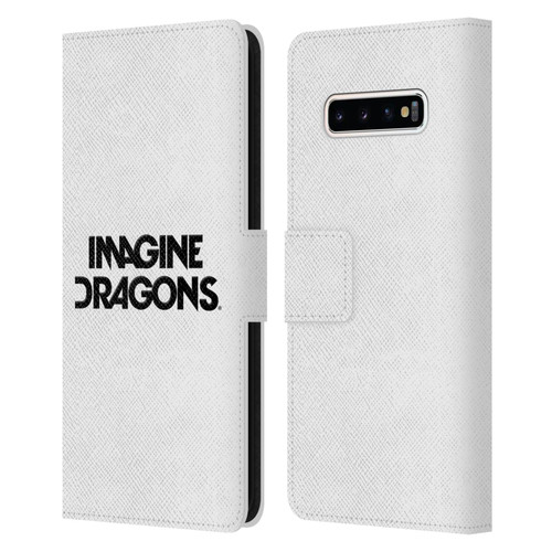 Imagine Dragons Key Art Logo Leather Book Wallet Case Cover For Samsung Galaxy S10+ / S10 Plus