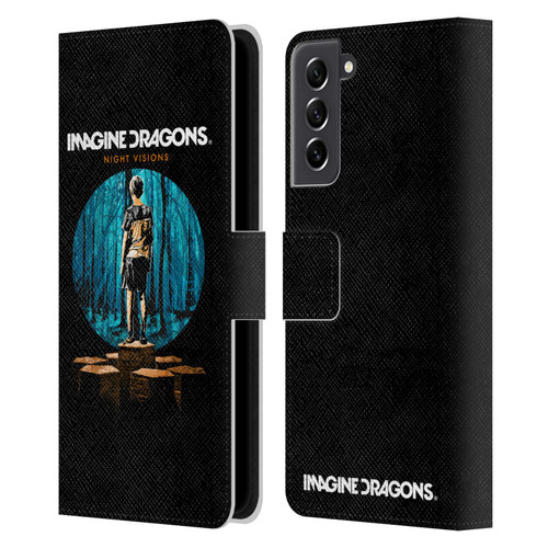 Imagine Dragons Key Art Night Visions Painted Leather Book Wallet Case Cover For Samsung Galaxy S21 FE 5G