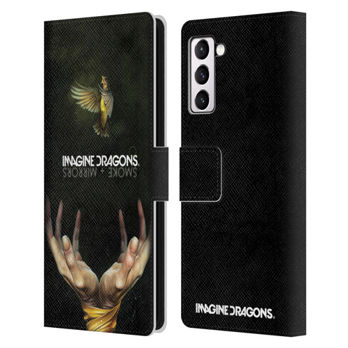 Imagine Dragons Key Art Smoke And Mirrors Leather Book Wallet Case Cover For Samsung Galaxy S21+ 5G