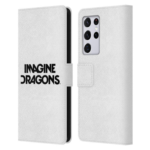 Imagine Dragons Key Art Logo Leather Book Wallet Case Cover For Samsung Galaxy S21 Ultra 5G