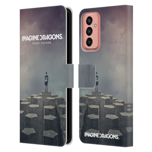 Imagine Dragons Key Art Night Visions Album Cover Leather Book Wallet Case Cover For Samsung Galaxy M13 (2022)