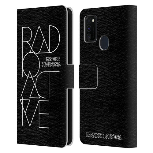 Imagine Dragons Key Art Radioactive Leather Book Wallet Case Cover For Samsung Galaxy M30s (2019)/M21 (2020)