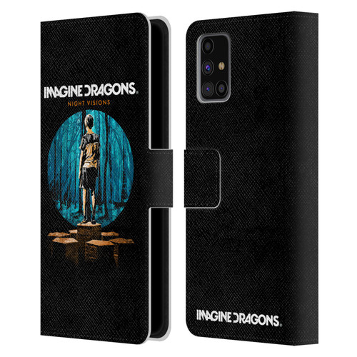 Imagine Dragons Key Art Night Visions Painted Leather Book Wallet Case Cover For Samsung Galaxy M31s (2020)