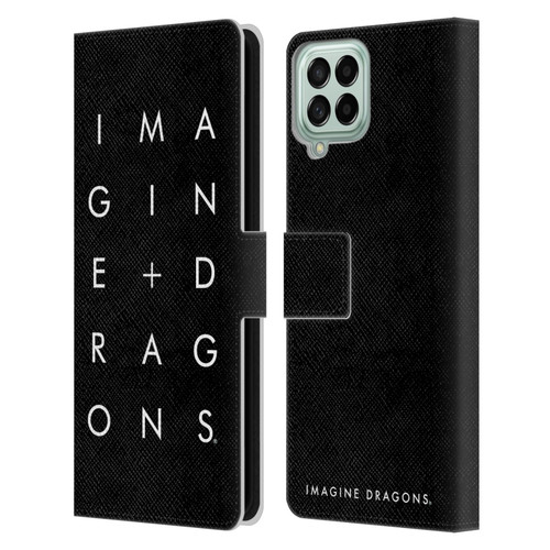 Imagine Dragons Key Art Stacked Logo Leather Book Wallet Case Cover For Samsung Galaxy M33 (2022)