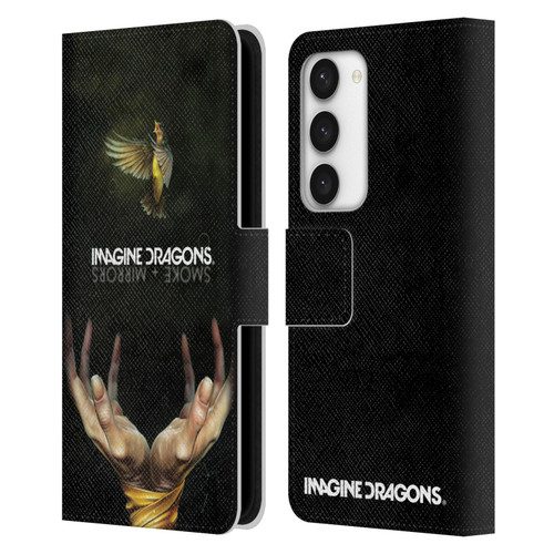 Imagine Dragons Key Art Smoke And Mirrors Leather Book Wallet Case Cover For Samsung Galaxy S23 5G
